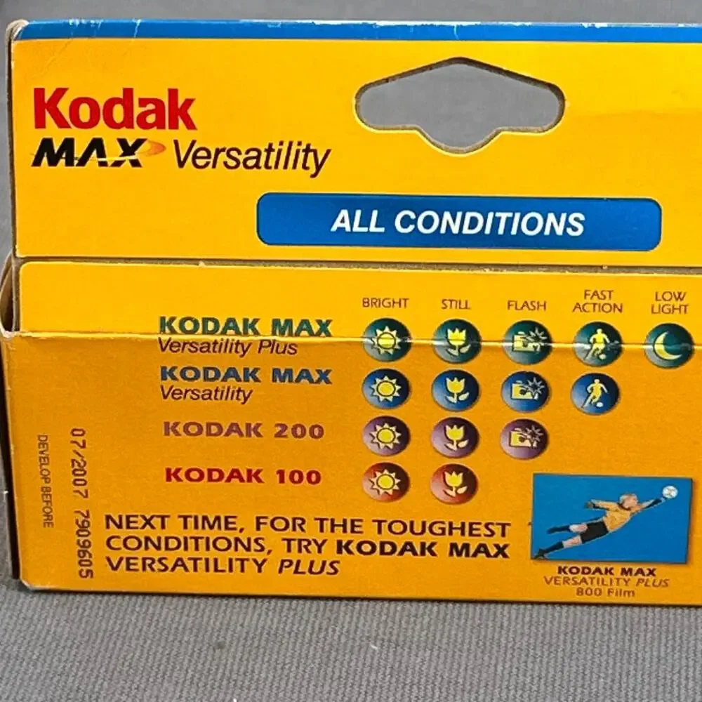 VTG Kodak Max 400 35mm Color Print Film 4 Rolls Seattle FilmWork 200 Expired Y2K